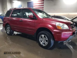 2003 Honda Pilot EX with VIN 2HKYF18553H562314, listed as a Copart auction lot 82416424 with 185,200 mi miles and Salvage Title. Bid and sale history available at DreamBid. Image 4.