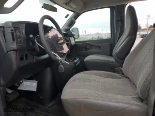 2017 Chevrolet Express Passenger LT with VIN 1GAZGPFG5H1340095, listed as a Copart auction lot 44379845 with 154,620 mi miles and Salvage Title. Bid and sale history available at carsss.com. Image 7.