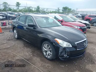2012 Infiniti M with VIN JN1BY1AR8CM396649, listed as a IAAI auction lot 42232883 with 90,103 mi miles and . Bid and sale history available at DreamBid. Image 1.