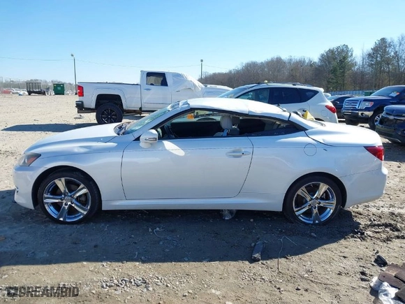 2012 Lexus IS 250C with VIN JTHFF2C28C2521444, listed as a IAAI auction lot 41354933 with 122418 miles. Bid and sale history available at carsss.com. Image 14.