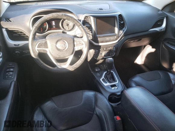2017 Jeep Cherokee Trailhawk L Plus with VIN 1C4PJMBB5HW537036, listed as a Copart auction lot 42031035 with 115,732 mi miles and Salvage Title. Bid and sale history available at carsss.com. Image 8.