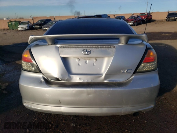 2006 Scion tC with VIN JTKDE177460116010, listed as a Copart auction lot 85733404 with 0 mi miles and Non Repairable. Bid and sale history available at carsss.com. Image 6.