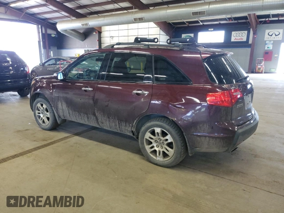 2009 Acura MDX Tech Pkg with VIN 2HNYD28669H518239, listed as a Copart auction lot 50339165 with 229,522 mi miles and Clean Title. Bid and sale history available at carsss.com. Image 2.