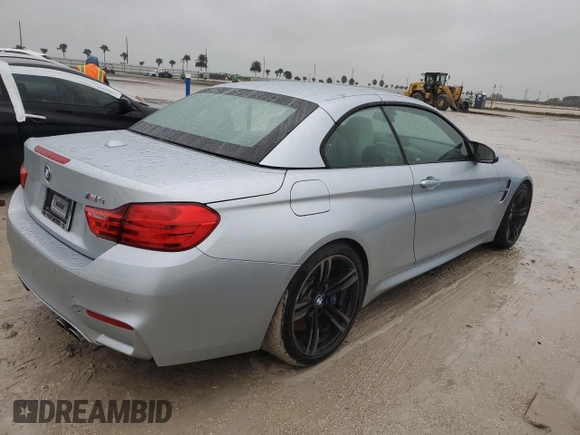 2016 BMW M4 with VIN WBS3U9C55GP969574, listed as a Copart auction lot 50695805 with 0 mi miles and Non Repairable. Bid and sale history available at carsss.com. Image 3.