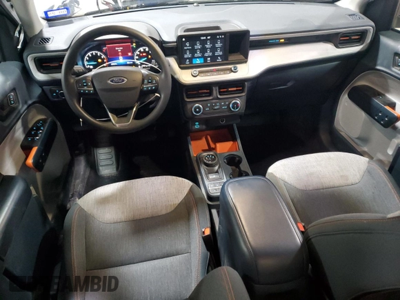 2023 Ford Maverick XL with VIN 3FTTW8F90PRA63156, listed as a Copart auction lot 51825665 with 27,319 mi miles and Salvage title. Bid and sale history available at DreamBid. Image 8.