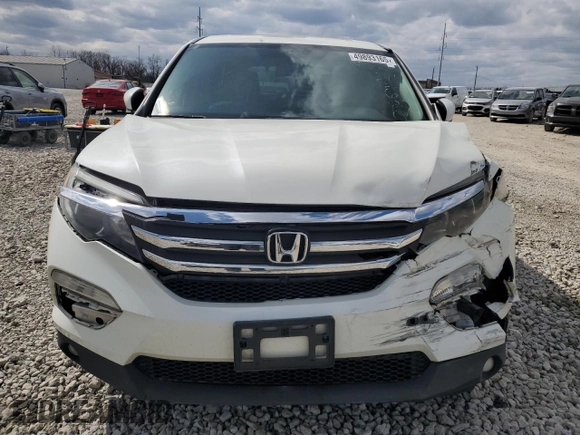 2016 Honda Pilot EX-L with VIN 5FNYF6H7XGB043620, listed as a Copart auction lot 49893165 with 165,474 mi miles and Salvage Title. Bid and sale history available at carsss.com. Image 5.