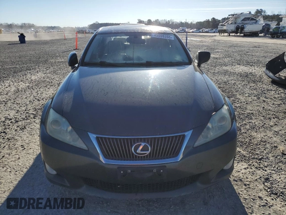 2009 Lexus IS 250 with VIN JTHCK262195031509, listed as a Copart auction lot 45559355 with Not Provided miles and Salvage Title. Bid and sale history available at carsss.com. Image 5.