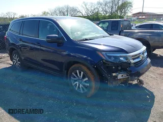 2019 Honda Pilot EX-L with VIN 5FNYF5H58KB032245, listed as a IAAI auction lot 41966069 with 78,624 mi miles and . Bid and sale history available at DreamBid. Image 1.