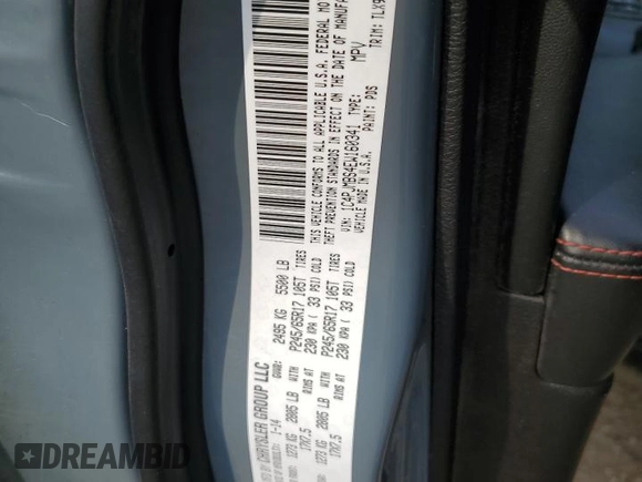 2014 Jeep Cherokee Trailhawk with VIN 1C4PJMBS4EW160341, listed as a Copart auction lot 60761475 with 135,087 mi miles and Salvage title. Bid and sale history available at DreamBid. Image 13.