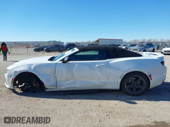2019 Chevrolet Camaro 1LT with VIN 1G1FB3DSXK0108395, listed as a IAAI auction lot 41146697 with 64,414 mi miles. Bid and sale history available at carsss.com. Image 14.