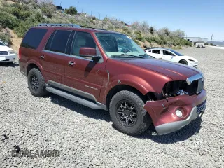 2003 Lincoln Navigator Luxury with VIN 5LMFU28R33LJ50757, listed as a Copart auction lot 57637585 with 83,066 mi miles and Salvage title. Bid and sale history available at DreamBid. Image 4.