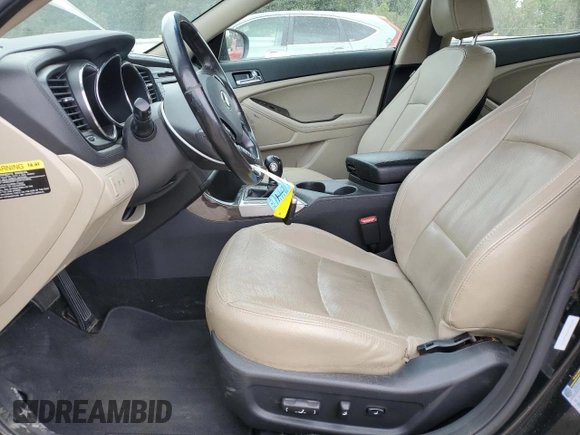 2013 Kia Optima EX z VIN 5XXGN4A70DG118993, wystawiony jako Copart lot #62630125 z przebiegiem 187 103 mil mil oraz Szkoda całkowita • Salvage title. Historia ofert i sprzedaży dostępna na DreamBid. Obrazek 7.