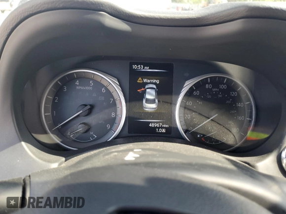 2019 Infiniti Q50 3.0t LUXE with VIN JN1EV7AR4KM552600, listed as a Copart auction lot 54265835 with 48,967 mi miles and Clean Title. Bid and sale history available at carsss.com. Image 9.