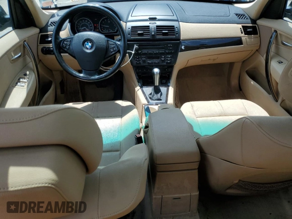 2008 BMW X3 3.0si with VIN WBXPC934X8WJ11188, listed as a Copart auction lot 59432445 with 104,232 mi miles and Clean title. Bid and sale history available at DreamBid. Image 8.