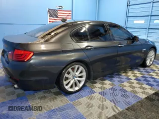 2012 BMW 5 Series 535i xDrive with VIN WBAFU7C57CDU60295, listed as a Copart auction lot 43712135 with 96,483 mi miles and Clean Title. Bid and sale history available at carsss.com. Image 3.
