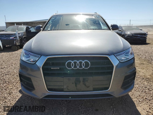 2017 Audi Q3 Premium with VIN WA1ECCFS9HR008042, listed as a Copart auction lot 63979995 with 45,208 mi miles and Clean title. Bid and sale history available at DreamBid. Image 5.