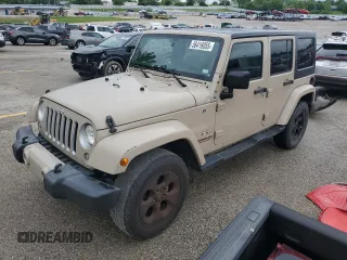 2016 Jeep Wrangler Unlimited Sahara with VIN 1C4BJWEG1GL314828, listed as a Copart auction lot 56416055 with 119,279 mi miles and Salvage title. Bid and sale history available at DreamBid. Image 1.
