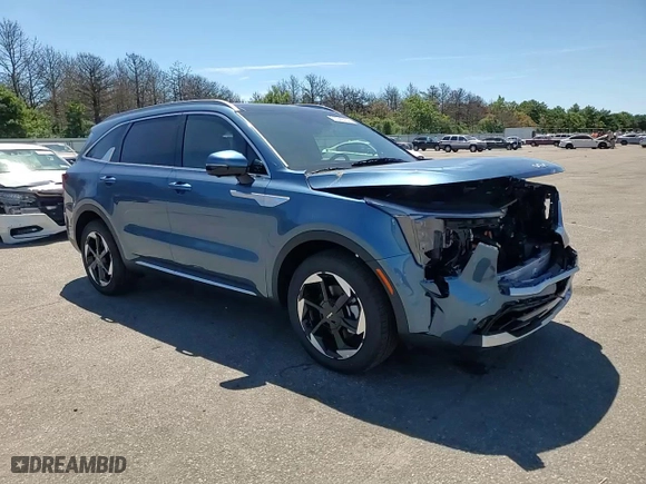 2025 Kia Sorento Hybrid SX Prestige with VIN KNDRKDJG7S5287444, listed as a Copart auction lot 60342434 with 654 mi miles and Salvage Title. Bid and sale history available at carsss.com. Image 11.
