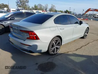 2024 Volvo S60 Core Dark Theme with VIN 7JRL12TK4RG309303, listed as a IAAI auction lot 41724775 with 7,061 mi miles and . Bid and sale history available at DreamBid. Image 4.