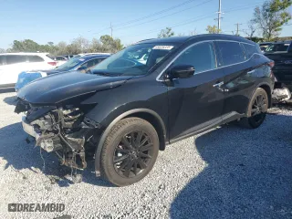 2022 Nissan Murano SV with VIN 5N1AZ2BS4NC126352, listed as a Copart auction lot 49026225 with 46,333 mi miles and Non Repairable. Bid and sale history available at carsss.com. Image 1.