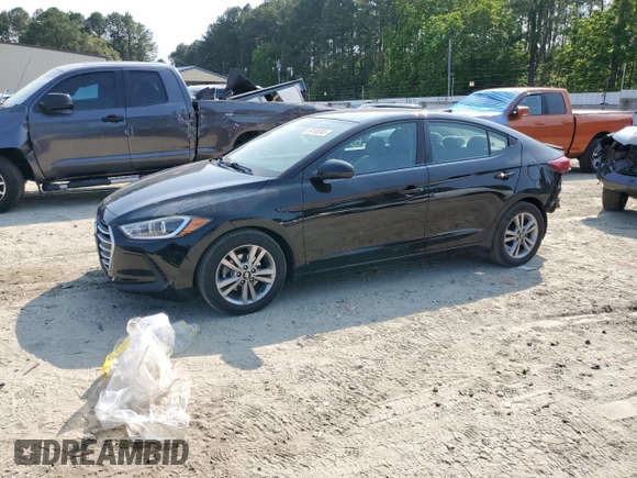 2017 Hyundai Elantra SE with VIN KMHD84LF0HU433030, listed as a Copart auction lot 59185345 with 77,776 mi miles and Salvage title. Bid and sale history available at DreamBid. Image 1.