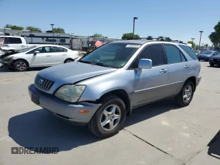 2002 Lexus RX with VIN JTJHF10U520239960, listed as a Copart auction lot 53005035 with 150,319 mi miles and Salvage Title. Bid and sale history available at carsss.com. Image 1.