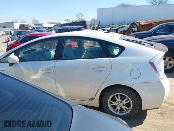 2011 Toyota Prius I with VIN JTDKN3DU9B0287236, listed as a IAAI auction lot 41607824 with 211,584 mi miles and . Bid and sale history available at DreamBid. Image 14.