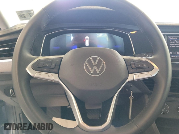 2024 Volkswagen Jetta S with VIN 3VW5M7BU5RM079143, listed as a IAAI auction lot 42851039 with 22,619 mi miles and . Bid and sale history available at DreamBid. Image 13.
