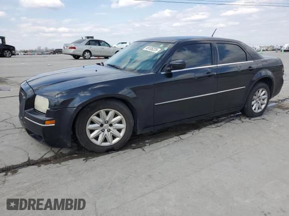 2008 Chrysler 300 LX with VIN 2C3KA43R98H313065, listed as a Copart auction lot 49105225 with 102,490 mi miles and Salvage Title. Bid and sale history available at carsss.com. Image 1.