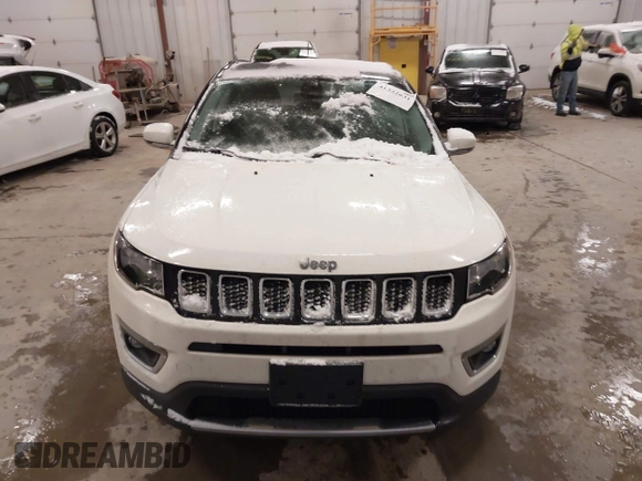 2020 Jeep Compass Limited with VIN 3C4NJDCB7LT240631, listed as a IAAI auction lot 41322631 with 49,481 mi miles. Bid and sale history available at carsss.com. Image 12.