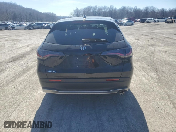 2024 Honda HR-V Sport with VIN 3CZRZ2H51RM763271, listed as a Copart auction lot 50021085 with 7,411 mi miles and Salvage Title. Bid and sale history available at DreamBid. Image 6.