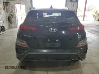 2022 Hyundai Kona N Line with VIN KM8K3CA35NU753190, listed as a Copart auction lot 62515424 with 51,110 mi miles and Salvage title. Bid and sale history available at DreamBid. Image 6.