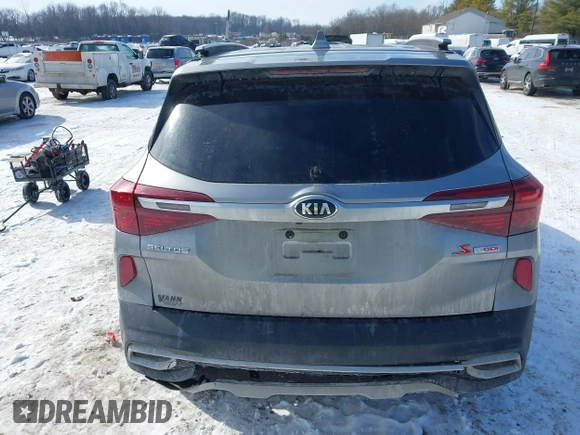 2021 Kia Seltos S with VIN KNDEUCA22M7122562, listed as a IAAI auction lot 41405013 with 91,032 mi miles. Bid and sale history available at carsss.com. Image 15.