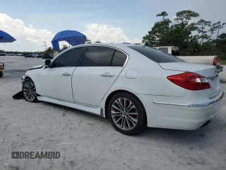 2013 Hyundai Genesis 3.8L z VIN KMHGC4DD7DU244166, wystawiony jako Copart lot #58535535 z przebiegiem 97 449 mil mil oraz Szkoda całkowita • Salvage title. Historia ofert i sprzedaży dostępna na DreamBid. Obrazek 2.