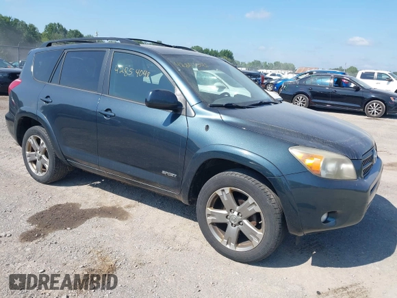 2008 Toyota RAV4 Sport with VIN JTMBK32V786046253, listed as a IAAI auction lot 42854048 with 137,058 mi miles and . Bid and sale history available at DreamBid. Image 1.