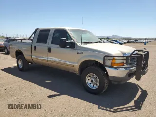 2001 Ford F-250 with VIN 3FTNW21S91MA64777, listed as a Copart auction lot 49840945 with 299,299 mi miles and Clean title. Bid and sale history available at DreamBid. Image 1.