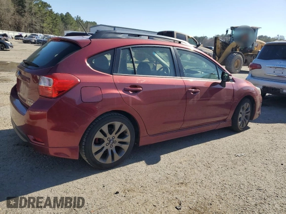 2015 Subaru Impreza Special Sports Premium with VIN JF1GPAT66F8306555, listed as a Copart auction lot 48502095 with 135,446 mi miles and Salvage title. Bid and sale history available at DreamBid. Image 3.