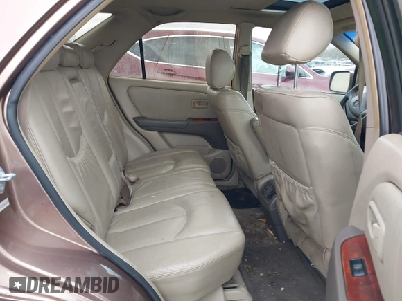 1999 Lexus RX 300 Luxury SUV with VIN JT6HF10U5X0061520, listed as a IAAI auction lot 41612890 with 254,864 mi miles. Bid and sale history available at carsss.com. Image 8.