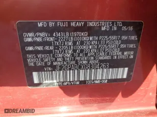 2016 Subaru Crosstrek Premium with VIN JF2GPABCXG8304263, listed as a Copart auction lot 43946915 with 116,595 mi miles and Salvage Title. Bid and sale history available at carsss.com. Image 12.