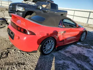 1998 Mitsubishi Eclipse GS with VIN 4A3AX35G4WE002625, listed as a Copart auction lot 88433365 with 227,413 mi miles and Salvage Title. Bid and sale history available at carsss.com. Image 3.