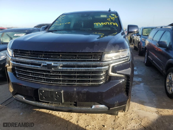 2023 Chevrolet Tahoe LT with VIN 1GNSKNKD0PR522107, listed as a Copart auction lot 77007174 with 0 mi miles and Non Repairable. Bid and sale history available at carsss.com. Image 5.