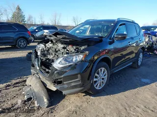 2018 Nissan Rogue S with VIN KNMAT2MV9JP619105, listed as a IAAI auction lot 41843613 with 47,960 mi miles. Bid and sale history available at carsss.com. Image 17.