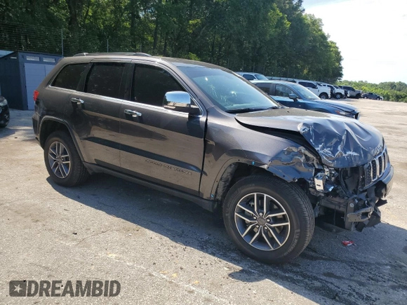 2020 Jeep Grand Cherokee Limited with VIN 1C4RJFBG4LC415360, listed as a Copart auction lot 58296495 with 53,279 mi miles and Salvage title. Bid and sale history available at DreamBid. Image 4.
