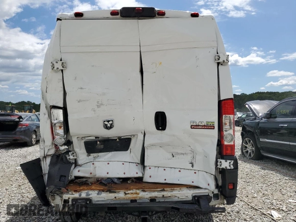 2021 Ram ProMaster Cargo with VIN 3C6LRVBG0ME578176, listed as a Copart auction lot 67926134 with 92,959 mi miles and Salvage Title. Bid and sale history available at carsss.com. Image 10.