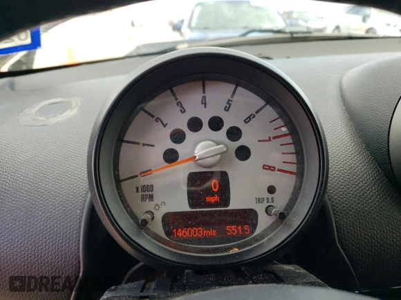 2012 MINI Countryman with VIN WMWZB3C52CWM30833, listed as a Copart auction lot 55902315 with 146,003 mi miles and Clean Title. Bid and sale history available at DreamBid. Image 9.