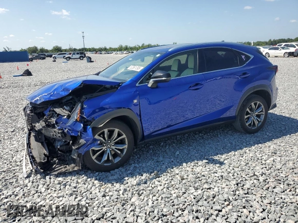 2020 Lexus NX 300 F Sport with VIN JTJSARBZ2L2164376, listed as a Copart auction lot 52861395 with 42,964 mi miles and Non repairable. Bid and sale history available at DreamBid. Image 1.