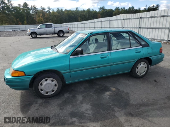 1995 Ford Escort z VIN 1FASP14J9SW128191, wystawiony jako Copart lot #75688724 z przebiegiem 85 423 mil mil oraz Czysty tytuł • Clean title. Historia ofert i sprzedaży dostępna na DreamBid. Obrazek 1.