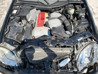 2002 Mercedes-Benz SLK-Class 2.3L Kompressor with VIN WDBKK49F02F269048, listed as a Copart auction lot 74830014 with 192,603 mi miles and Salvage Title. Bid and sale history available at carsss.com. Image 7.