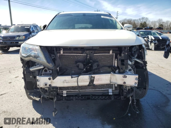 2017 Nissan Pathfinder Platinum with VIN 5N1DR2MN6HC619281, listed as a Copart auction lot 50221005 with 141,719 mi miles and Salvage title. Bid and sale history available at DreamBid. Image 5.