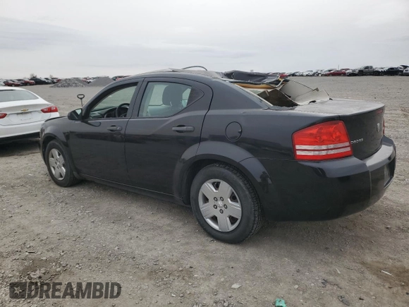 2010 Dodge Avenger SXT with VIN 1B3CC4FB7AN131405, listed as a Copart auction lot 46042455 with Not provided miles and Salvage title. Bid and sale history available at DreamBid. Image 2.